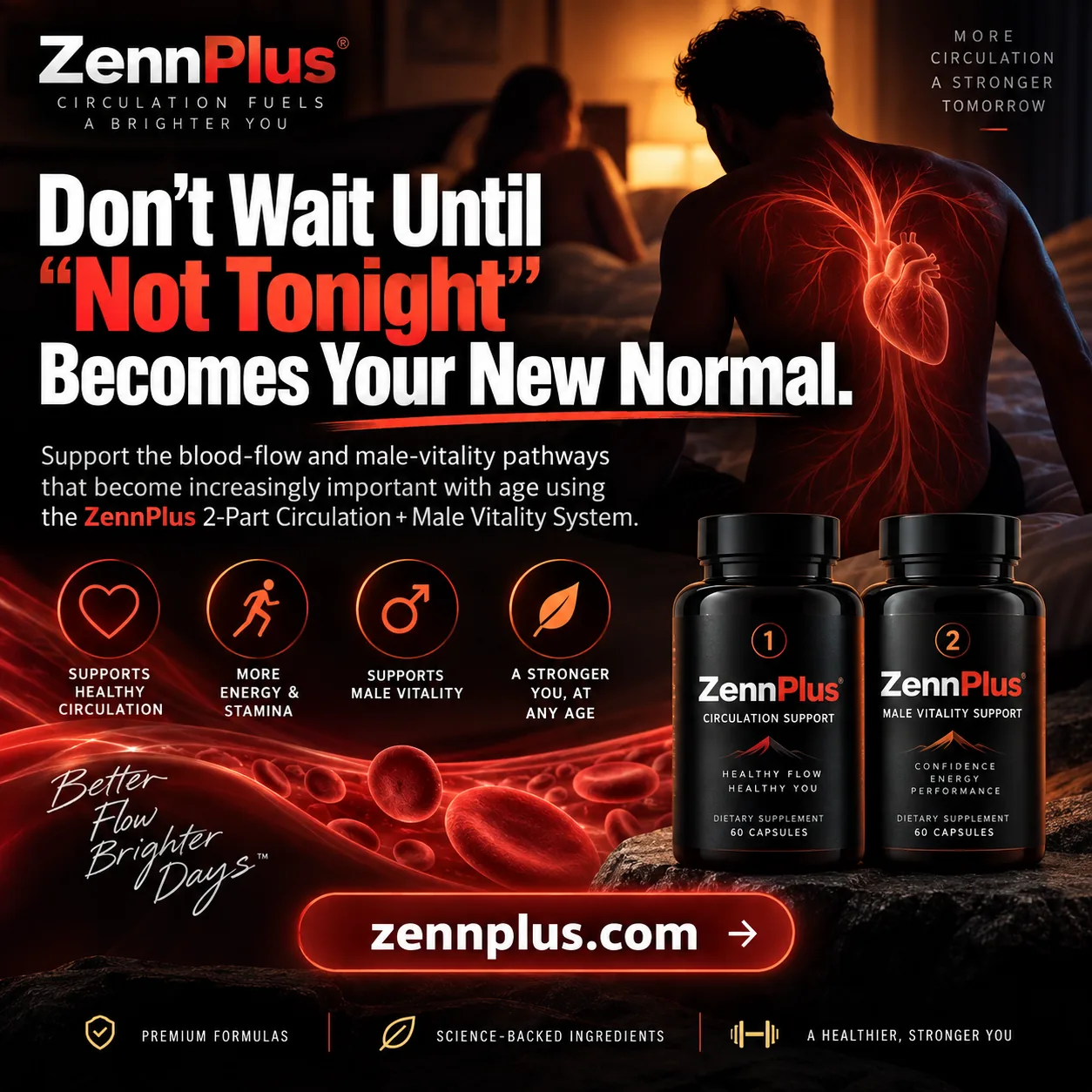 قارن خيارات القلب والدورة الدموية والحيوية الذكورية بعيداً عن ضباب التسويق — Revive by ZennPlus visual