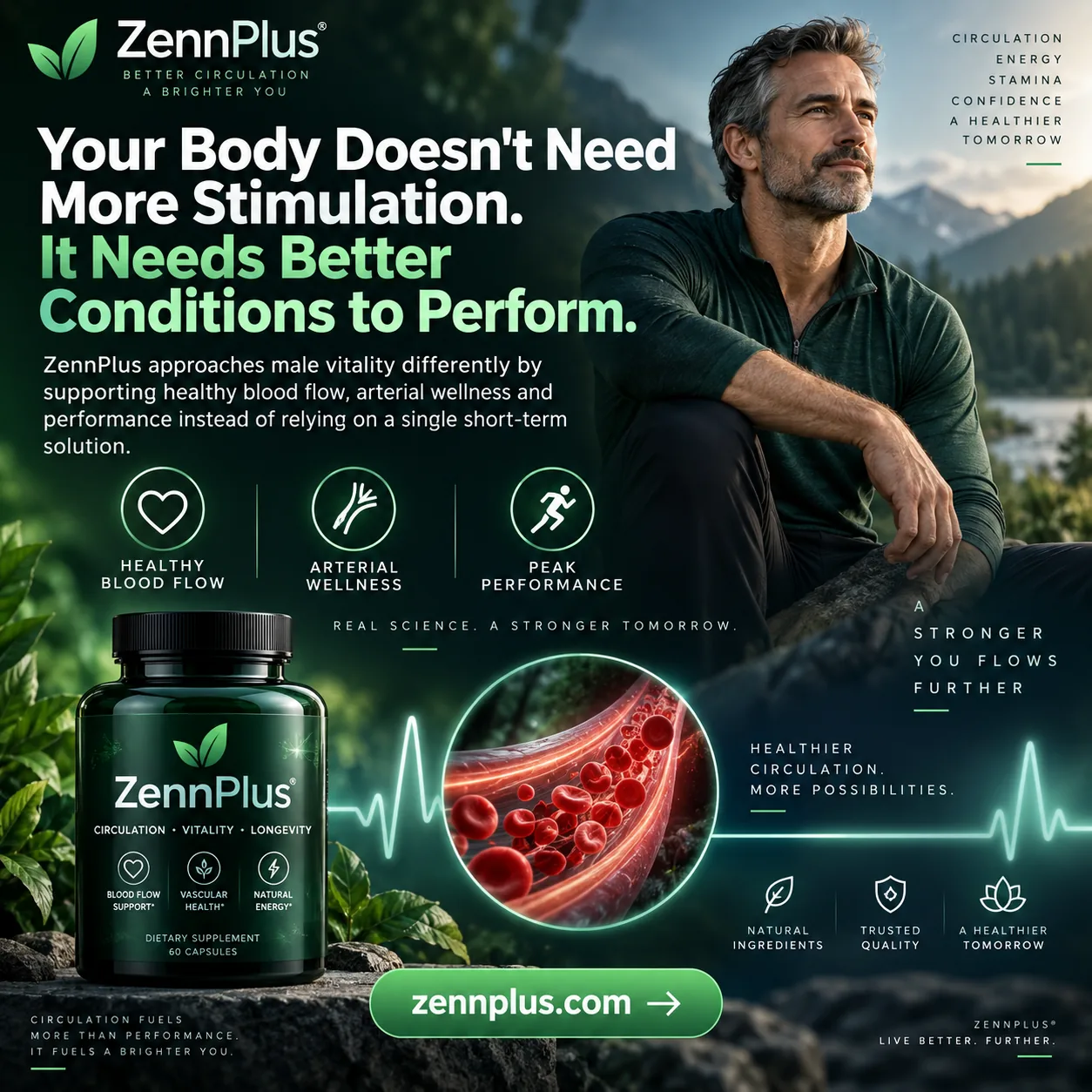 أدوية ضعف الانتصاب وقرارات العلاج — Revive by ZennPlus visual